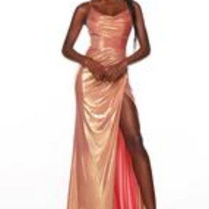 ALYCE PARIS 61430  CORAL/GOLD  size 4